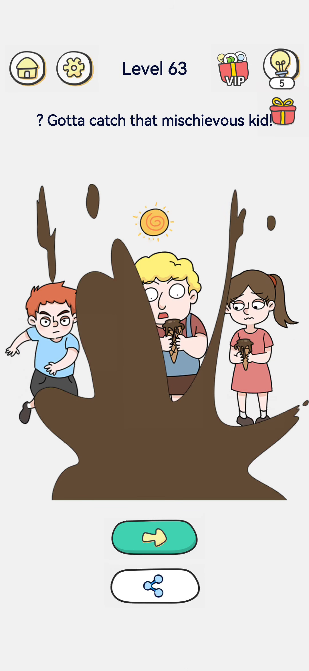 Brain Out 2 level 63 walkthrough key frame 4