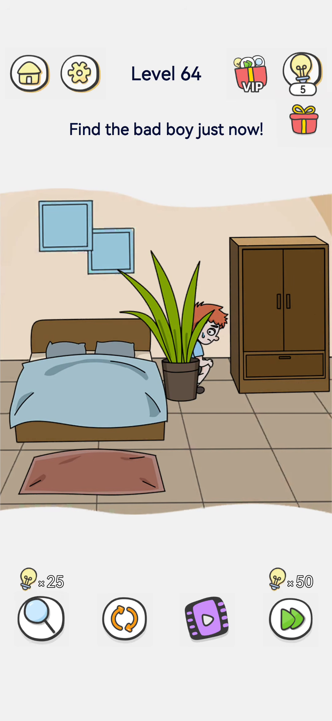 Brain Out 2 level 64 walkthrough key frame 3