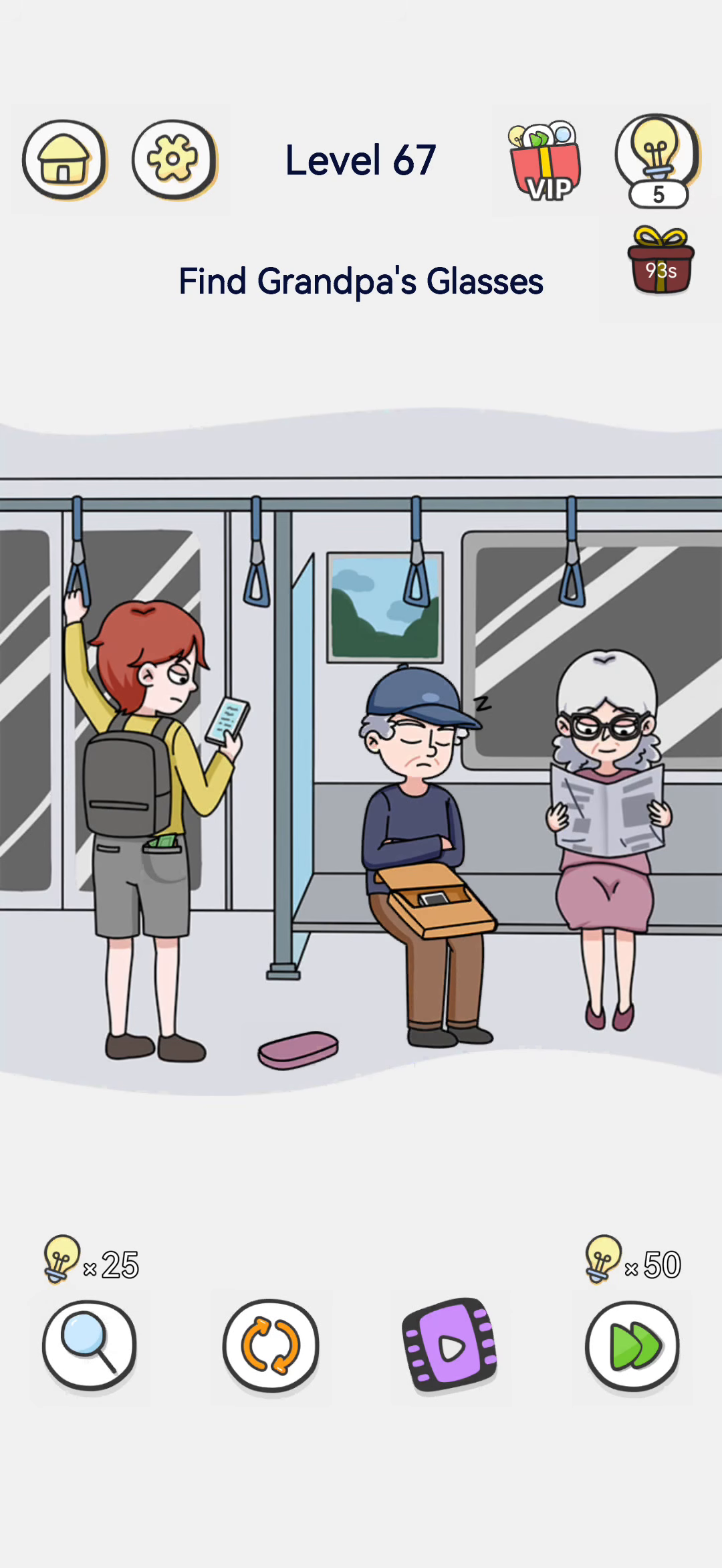 Brain Out 2 level 67 walkthrough key frame 3
