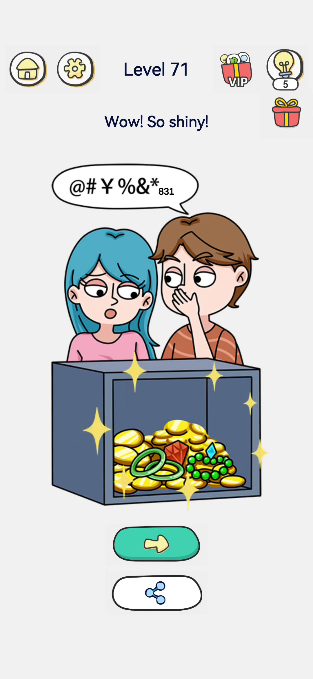 Brain Out 2 level 71 walkthrough key frame 4