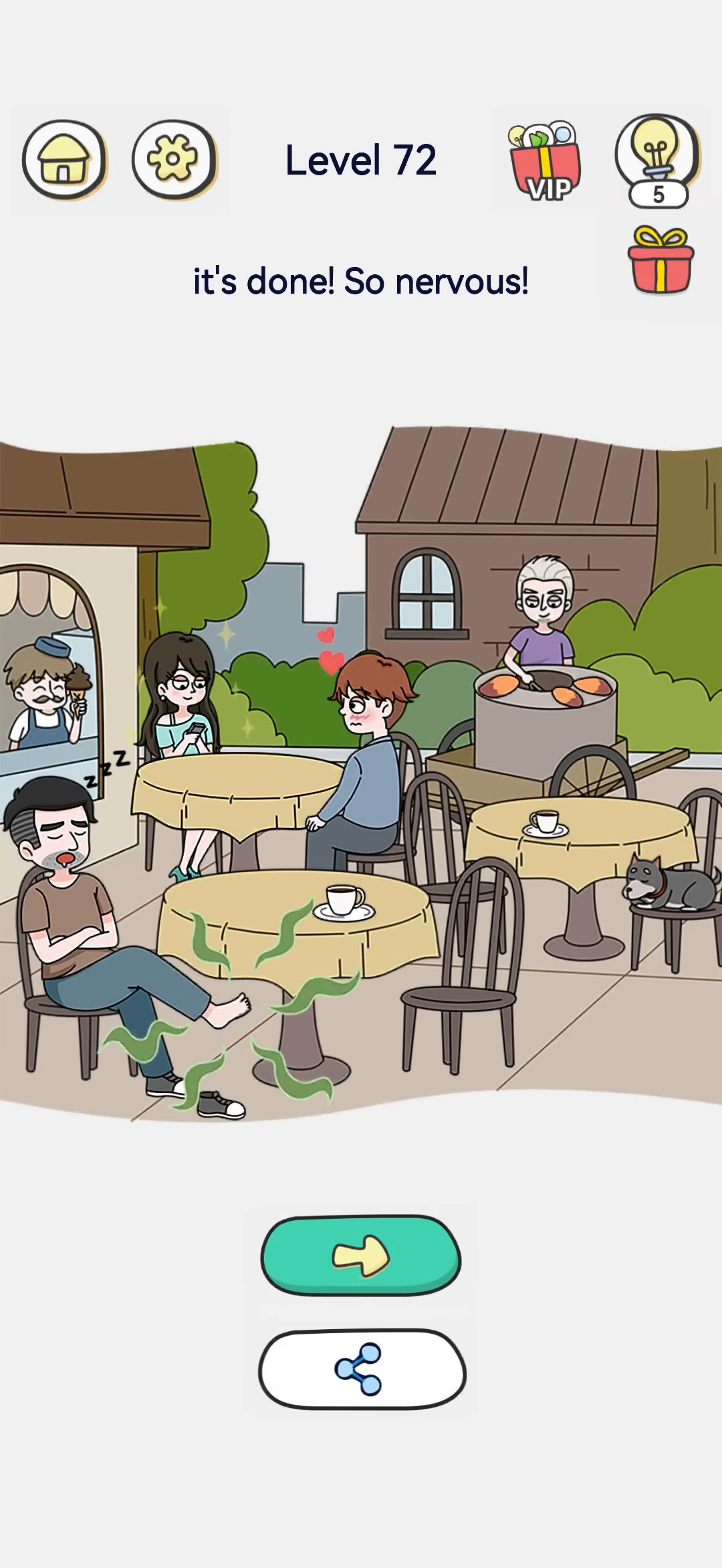 Brain Out 2 level 72 walkthrough key frame 4
