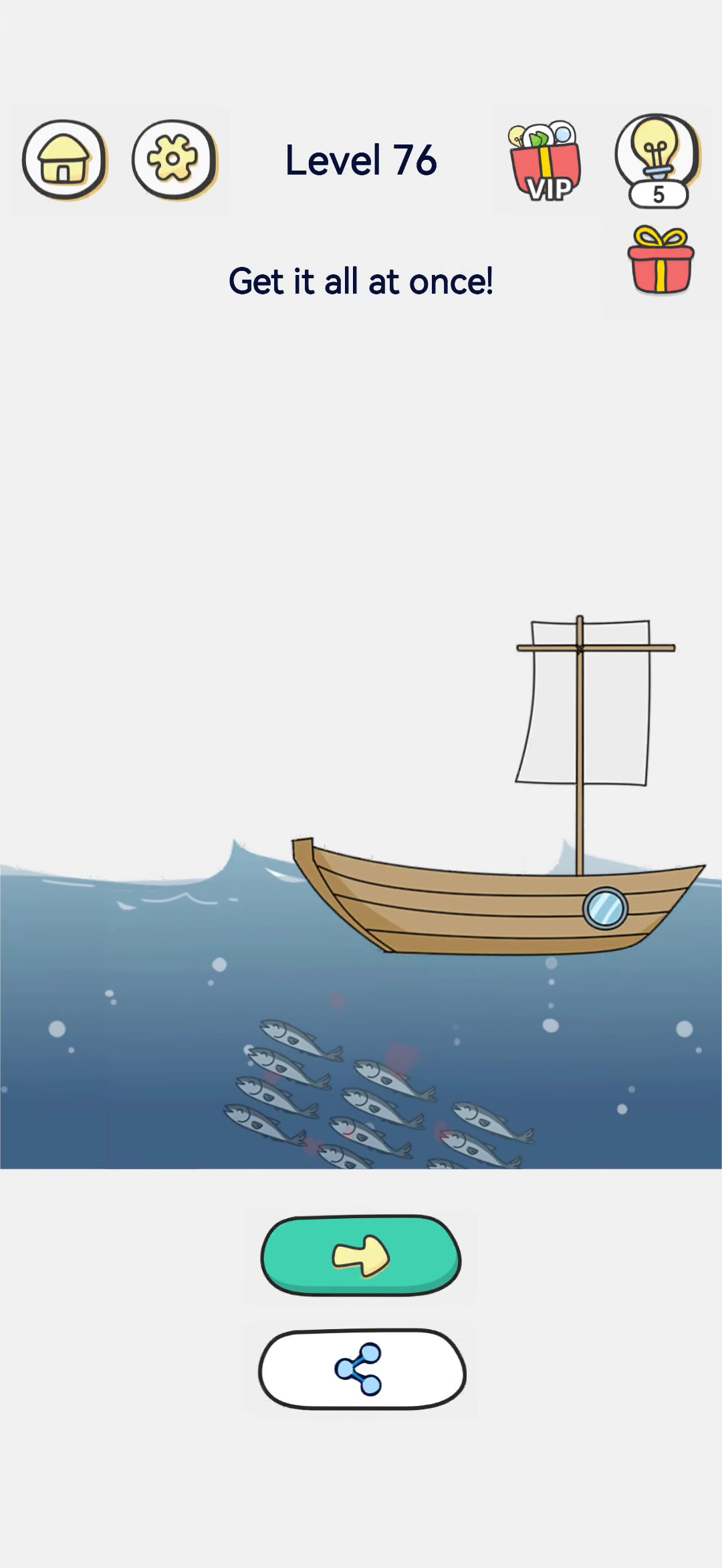 Brain Out 2 level 76 walkthrough key frame 4