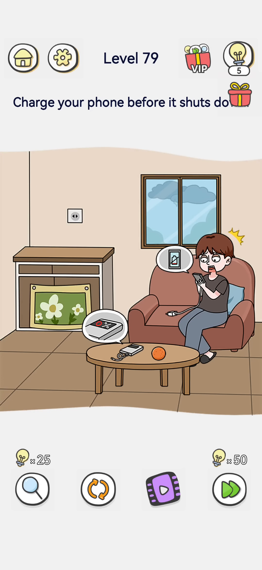 Brain Out 2 level 79 walkthrough key frame 2