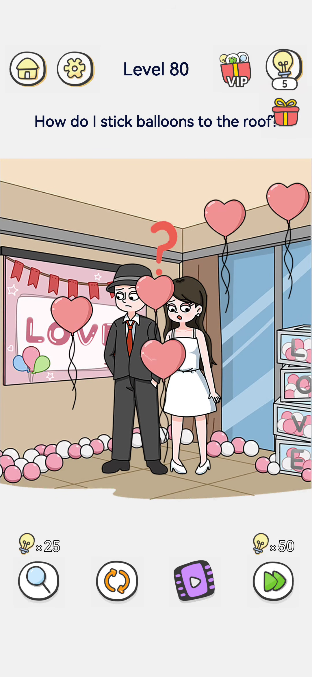 Brain Out 2 level 80 walkthrough key frame 2