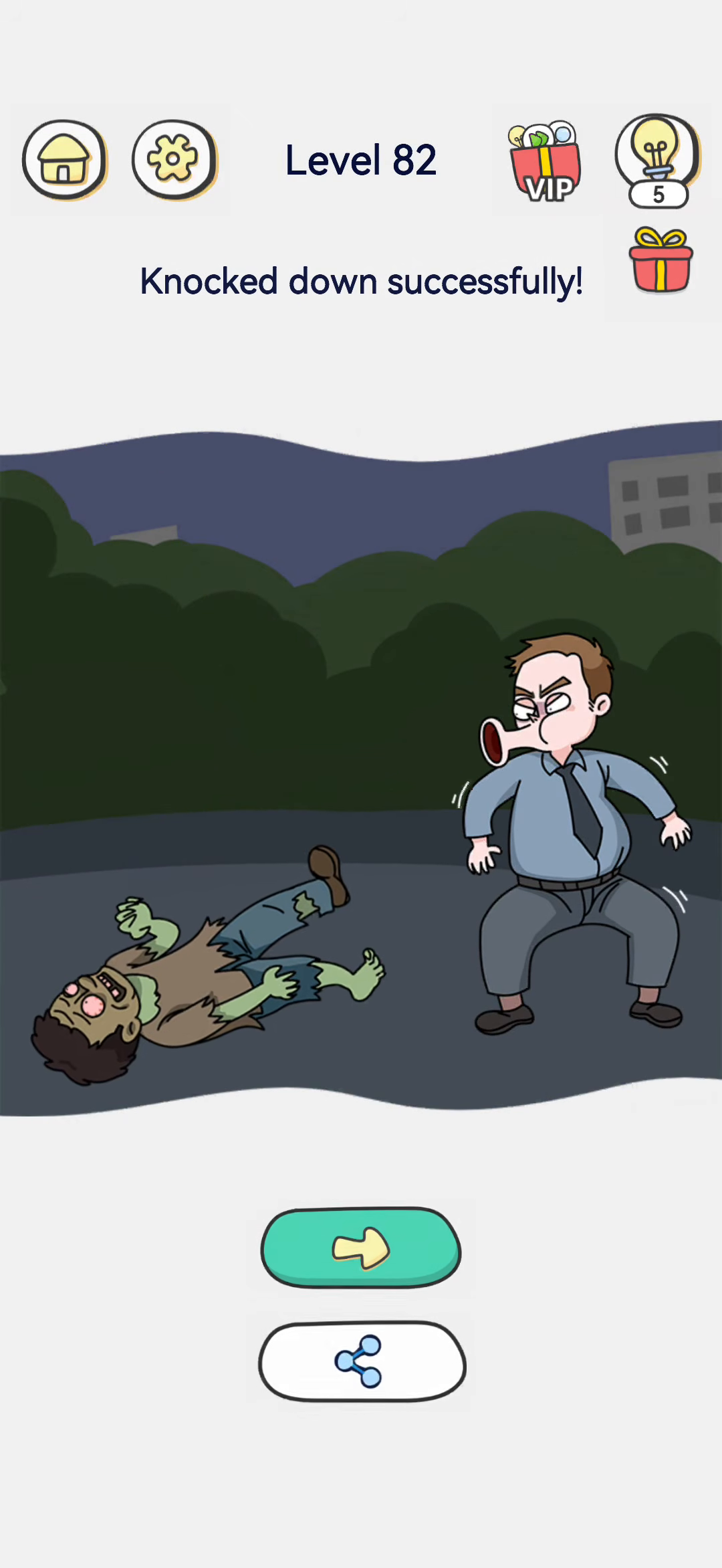 Brain Out 2 level 82 walkthrough key frame 3