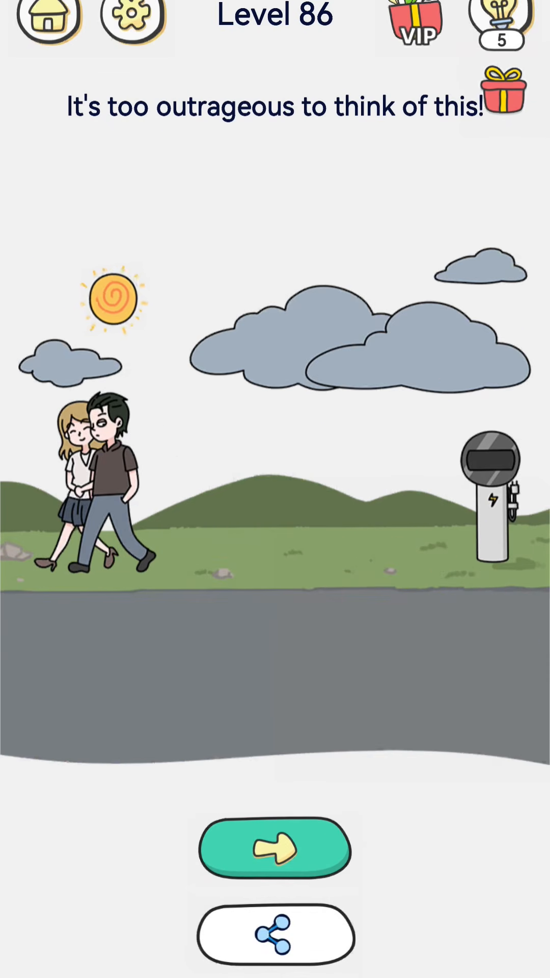 Brain Out 2 level 86 walkthrough key frame 4