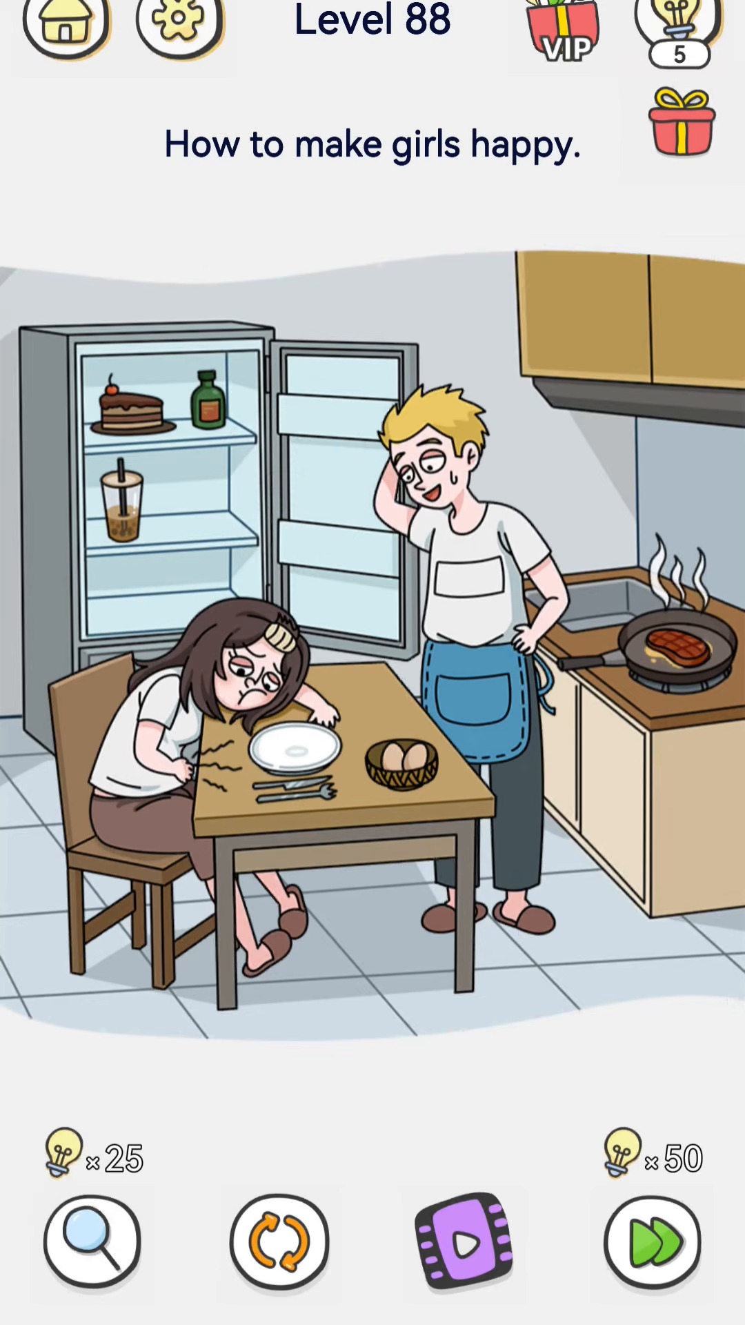 Brain Out 2 level 88 walkthrough key frame 3