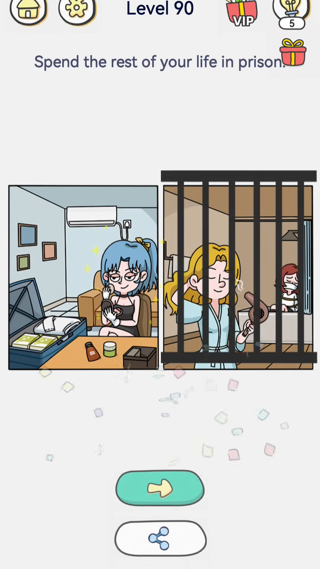 Brain Out 2 level 90 walkthrough key frame 3