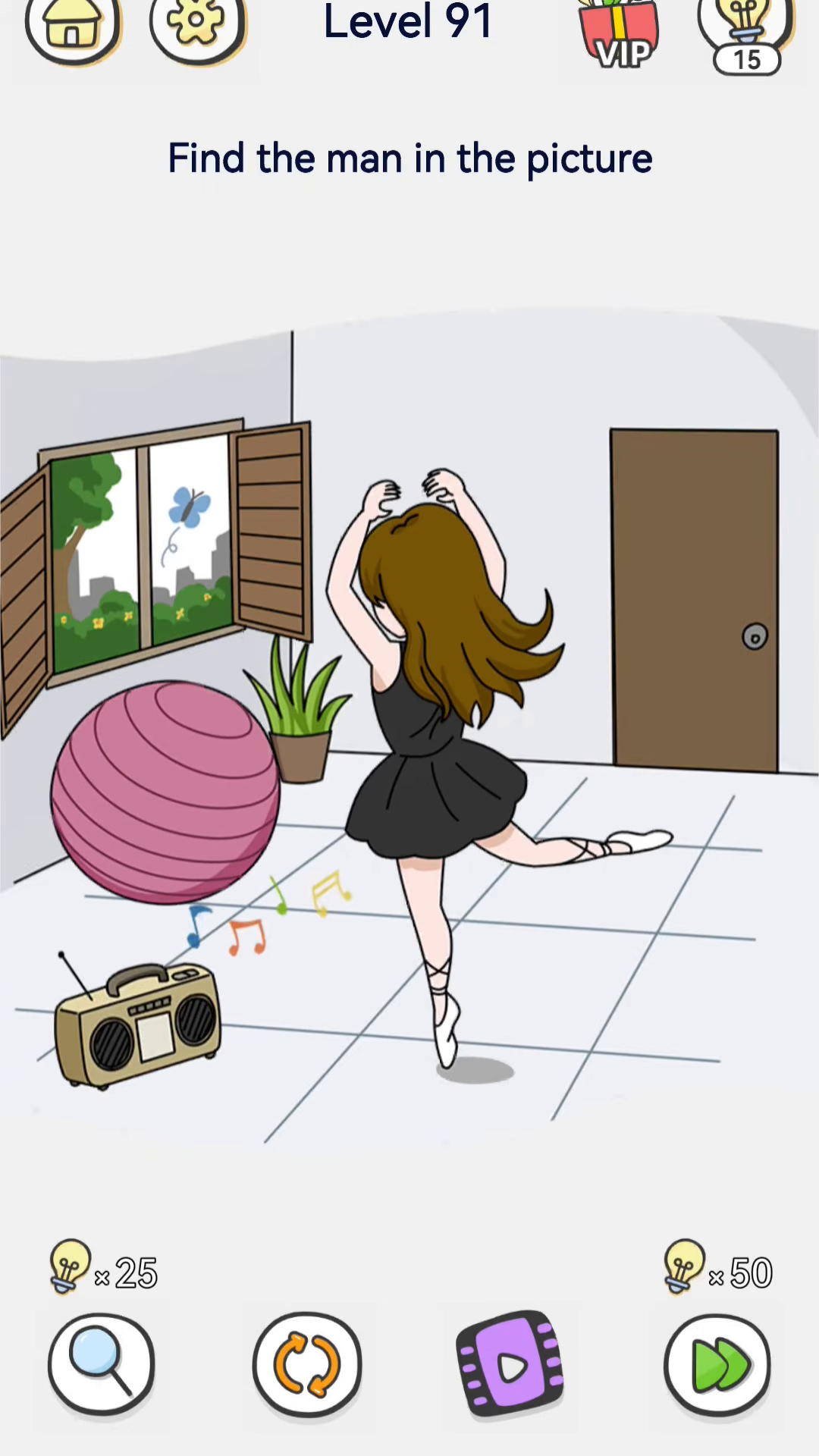 Brain Out 2 level 91 walkthrough key frame 2