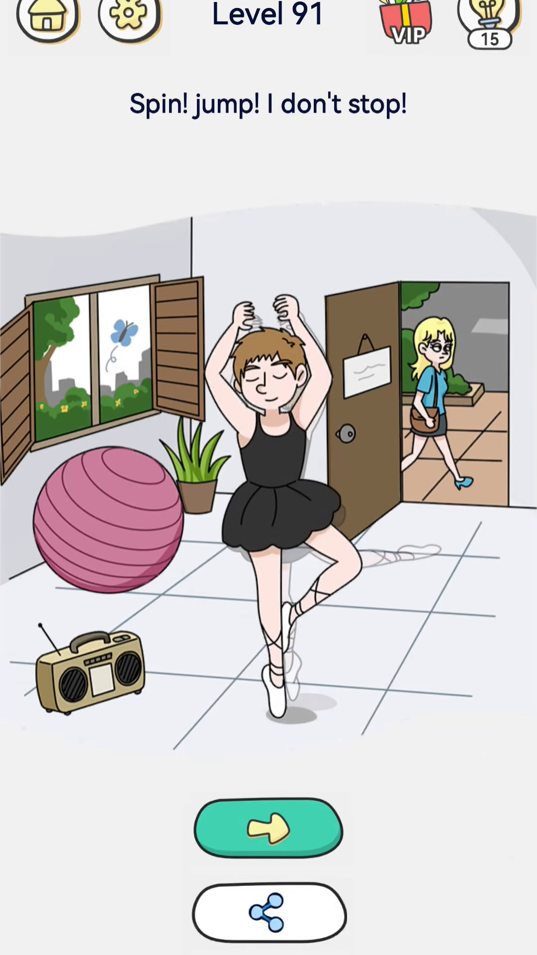 Brain Out 2 level 91 walkthrough key frame 4