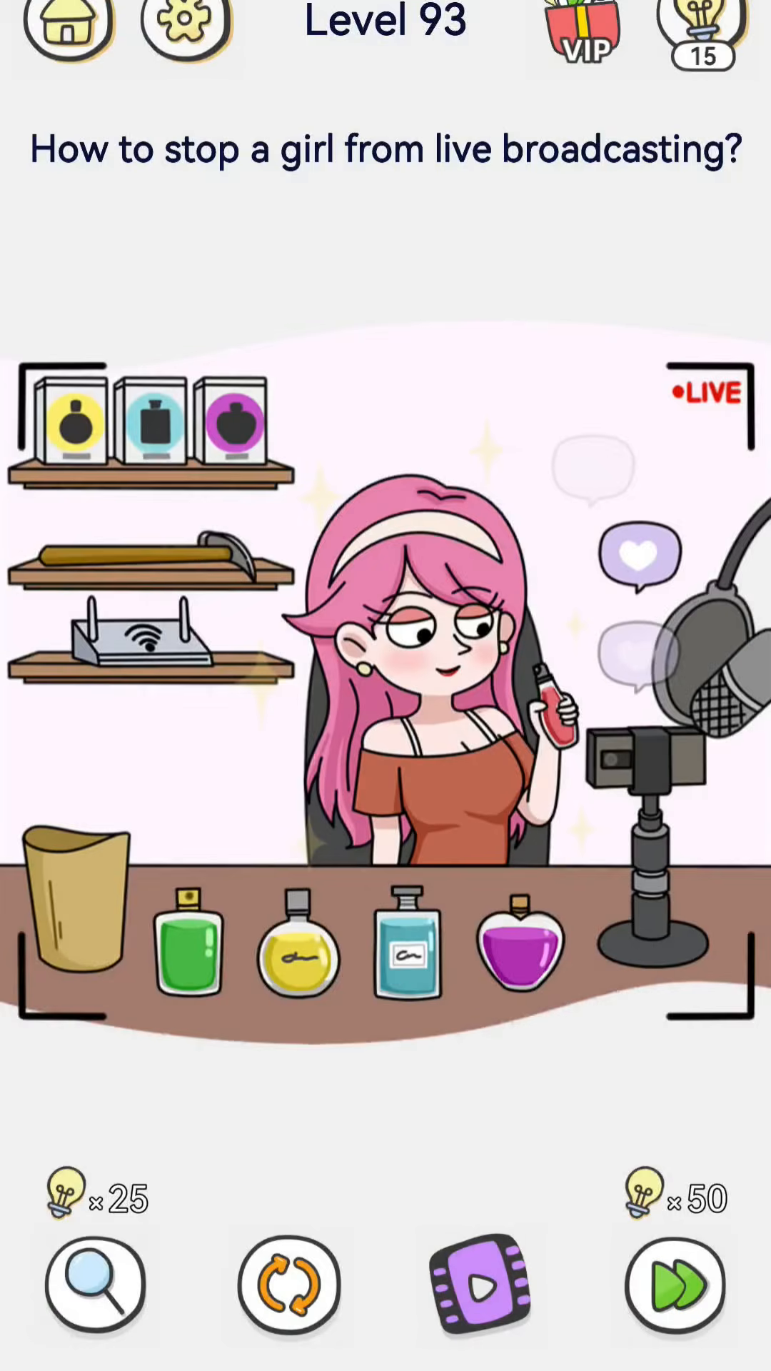 Brain Out 2 level 93 walkthrough key frame 1