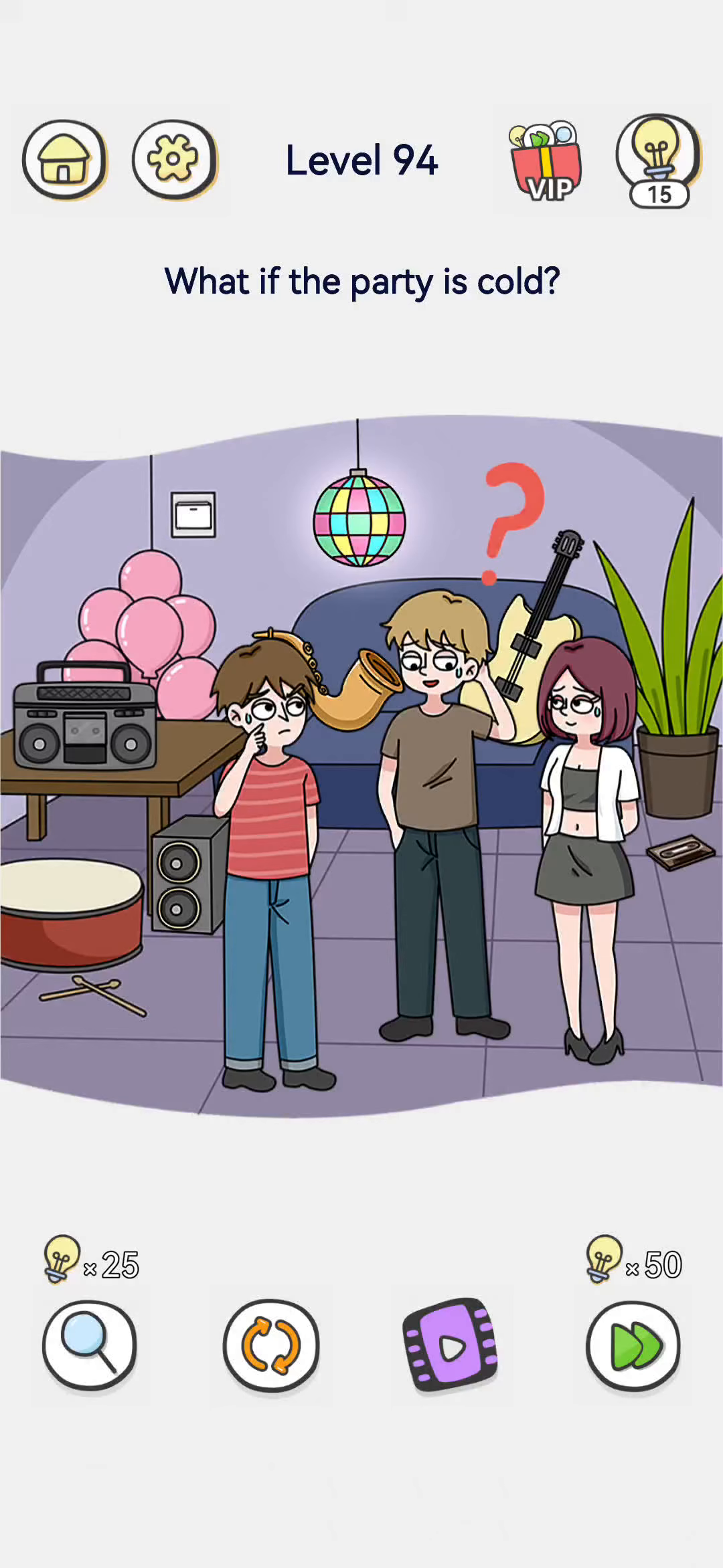 Brain Out 2 level 94 walkthrough key frame 1