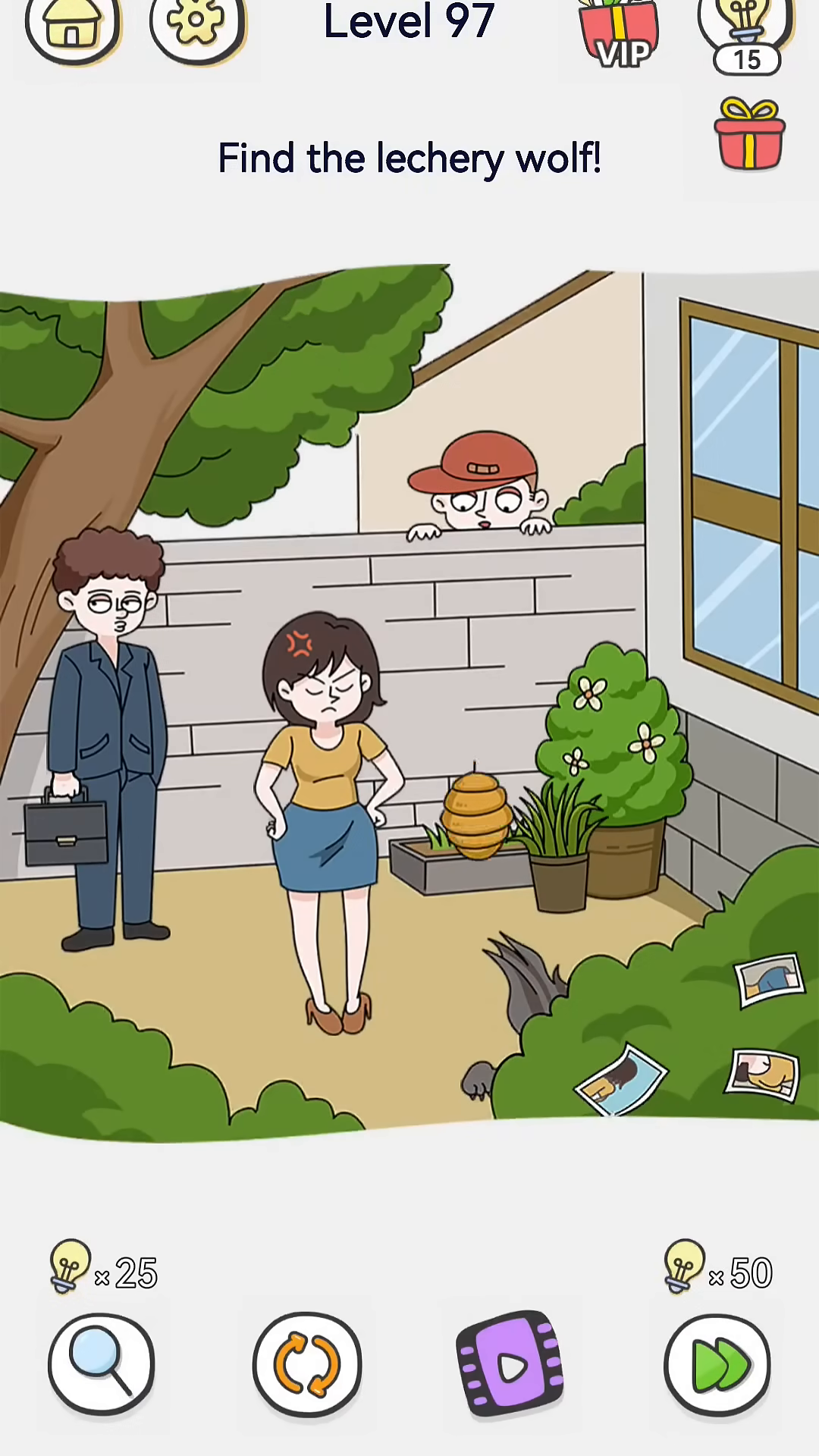 Brain Out 2 level 97 walkthrough key frame 3