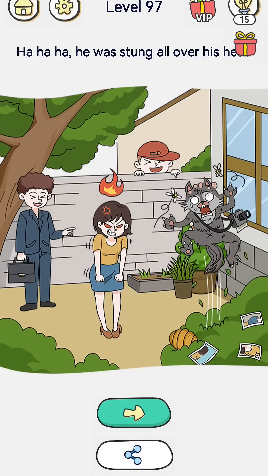 Brain Out 2 level 97 walkthrough key frame 4